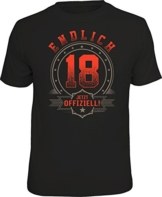 Das Geschenk T-Shirt zum 18. Geburtstag - Endlich volljährig - 1