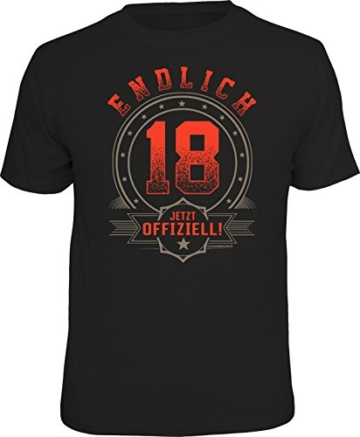 Das Geschenk T-Shirt zum 18. Geburtstag - Endlich volljährig - 1