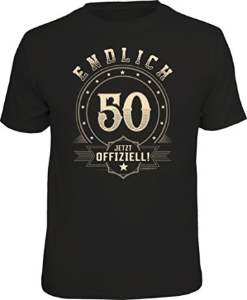 RAHMENLOS Original Geschenk T-Shirt zum 50. Geburtstag - 2