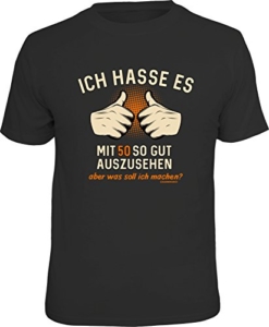 RAHMENLOS Original Geschenk T-Shirt zum 50. Geburtstag - 4