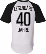 Trikot: Legendäre 40 Jahre - Geburtstag - Jahrgang 1979 T-Shirt - Geburtstags-Geschenk - Fußball - Sport - Männer Frau-en - Damen Herren - Lustig - Birthday - Vierzig-Ster - Stadion - Fan - 1