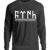 Shirtee Hochwertiger Unisex Pullover - Ne mutlu Türküm diyene Türk in Göktürk Schrift - 1