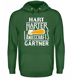 Shirtee Landschaftsgärtner Pullover Pulli Hart Härter Landschaftsgärtner Lustiger Spruch GaLaBau Geschenk Idee -