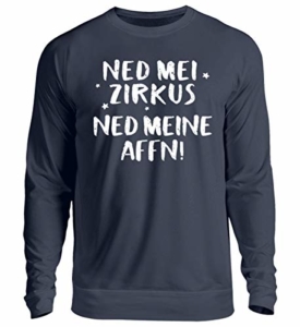Shirtee NED MEI Zirkus - Unisex Pullover -3XL-Oxford Navy - 1