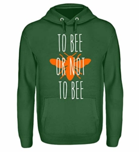 Shirtee ++ to BEE OR NOT to BEE ++ - Unisex Kapuzenpullover Hoodie - 1