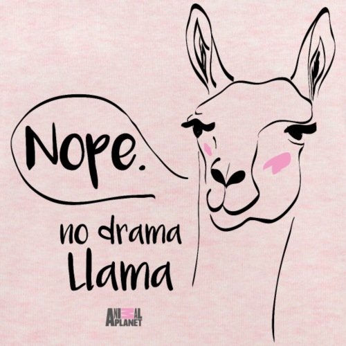 Spreadshirt Animal Planet Lama No Drama Llama Comic Frauen Bio-Sweatshirt von Stanley & Stella - 2