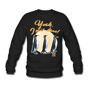 Spreadshirt Animal Planet Pinguine Watscheln Can't Dance Männer Pullover - 1