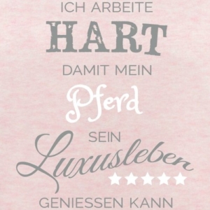 Spreadshirt Arbeite Hart Für Mein Pferd Spruch Frauen Bio-Sweatshirt von Stanley & Stella - 2