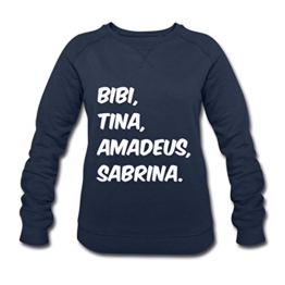 Spreadshirt Bibi Und Tina Amadeus Sabrina Typographie Frauen Bio-Sweatshirt von Stanley & Stella - 1