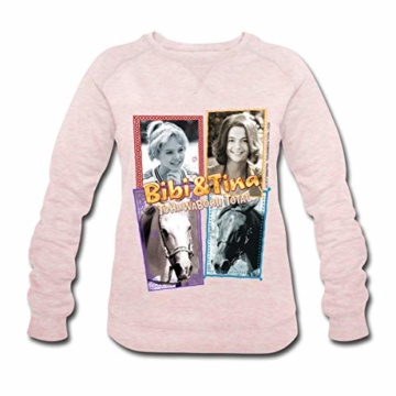 Spreadshirt Bibi Und Tina Tohuwabohu Total Sabrina Collage Frauen Bio-Sweatshirt von Stanley & Stella - 1