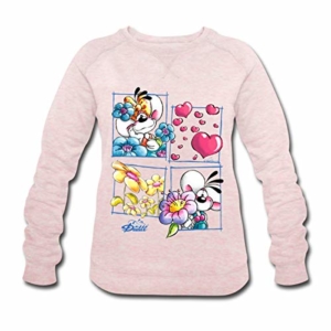 Spreadshirt Diddl Und Diddlina Sind Verliebt Frauen Bio-Sweatshirt von Stanley & Stella - 1