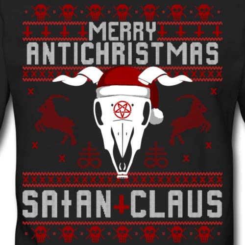 Spreadshirt Merry Anti-Christmas Ugly Sweater Männer Pullover - 2