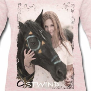 Spreadshirt OSTWIND Aufbruch Nach Ora Mika Und Ostwind Foto Frauen Bio-Sweatshirt von Stanley & Stella - 2