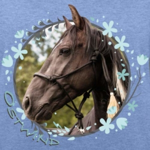 Spreadshirt OSTWIND Aufbruch Nach Ora Porträt Hengst Frauen Bio-Sweatshirt von Stanley & Stella - 2