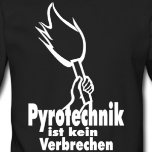 Spreadshirt Pyrotechnik ist kein Verbrechen Männer Pullover - 2