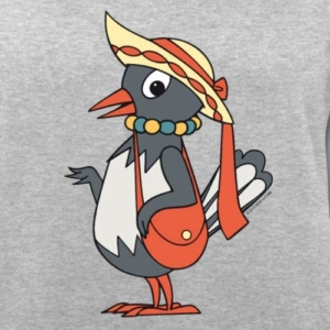 Spreadshirt Sandmännchen Frau Elster Mit Hut Frauen Bio-Sweatshirt von Stanley & Stella - 2