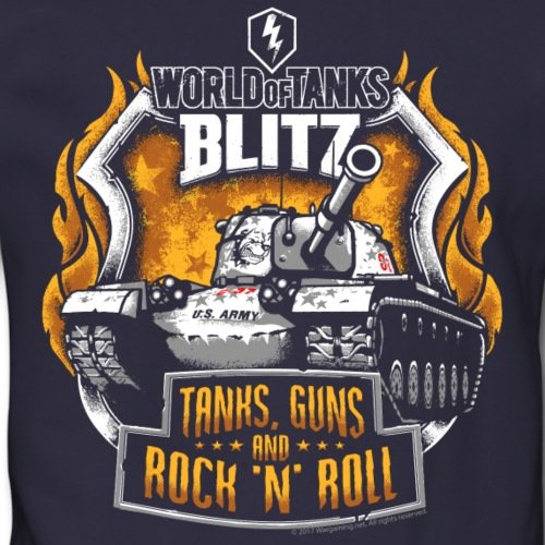 Spreadshirt World of Tanks Blitz Tanks Guns Rock'n'Roll Männer Pullover - 2
