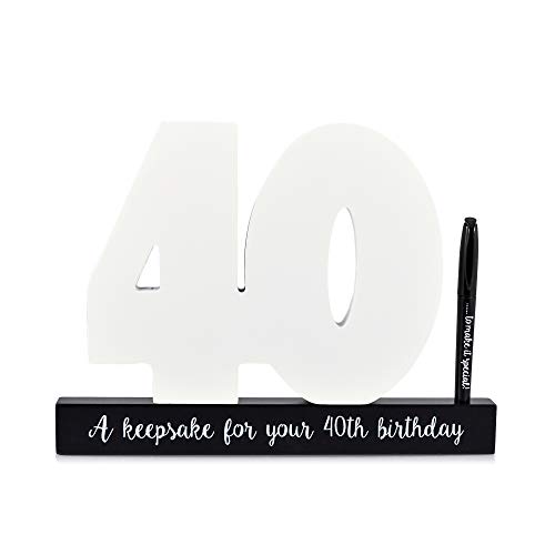 40. Geburtstag, besonderer Anlass, Gästebuch, 40. Geburtstagsgeschenk, 40. Party - 2