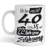 Tasse mit tollem Spruch Geschenkidee zum 40. Geburtstag I Ich bin nicht 40 Ich bin 18 mit 22 Jahren Erfahrung I Schöne Kaffee-Tasse von Shirtinator - 2